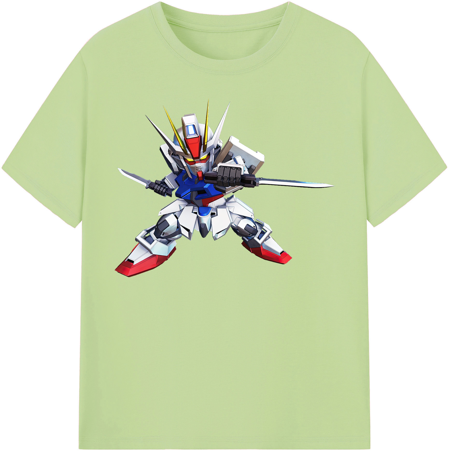 （画像用） 機動戦士ガンダム Mobile Suit Gundam 綿100％半袖Tシャツ（フロントプリント）